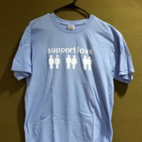_Support Love_ T-Shirt, Light Blue, Front View.jpg